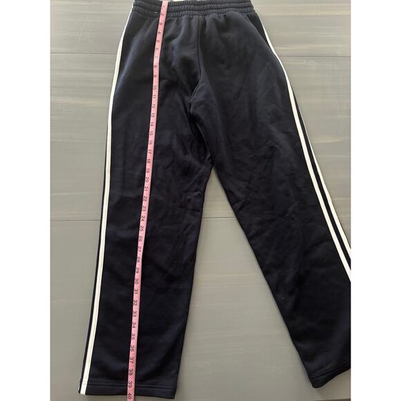 Adidas 3 Stripe Open Hem Legend Ink Blue Men Size Small Draw string New - Picture 5 of 8